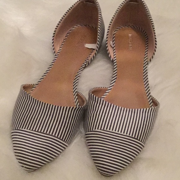Merona Shoes - Striped cloth flats